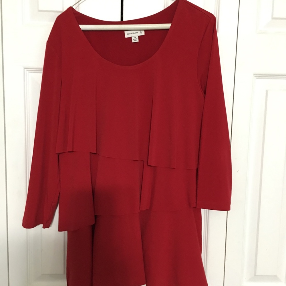 Long sleeve blouse.